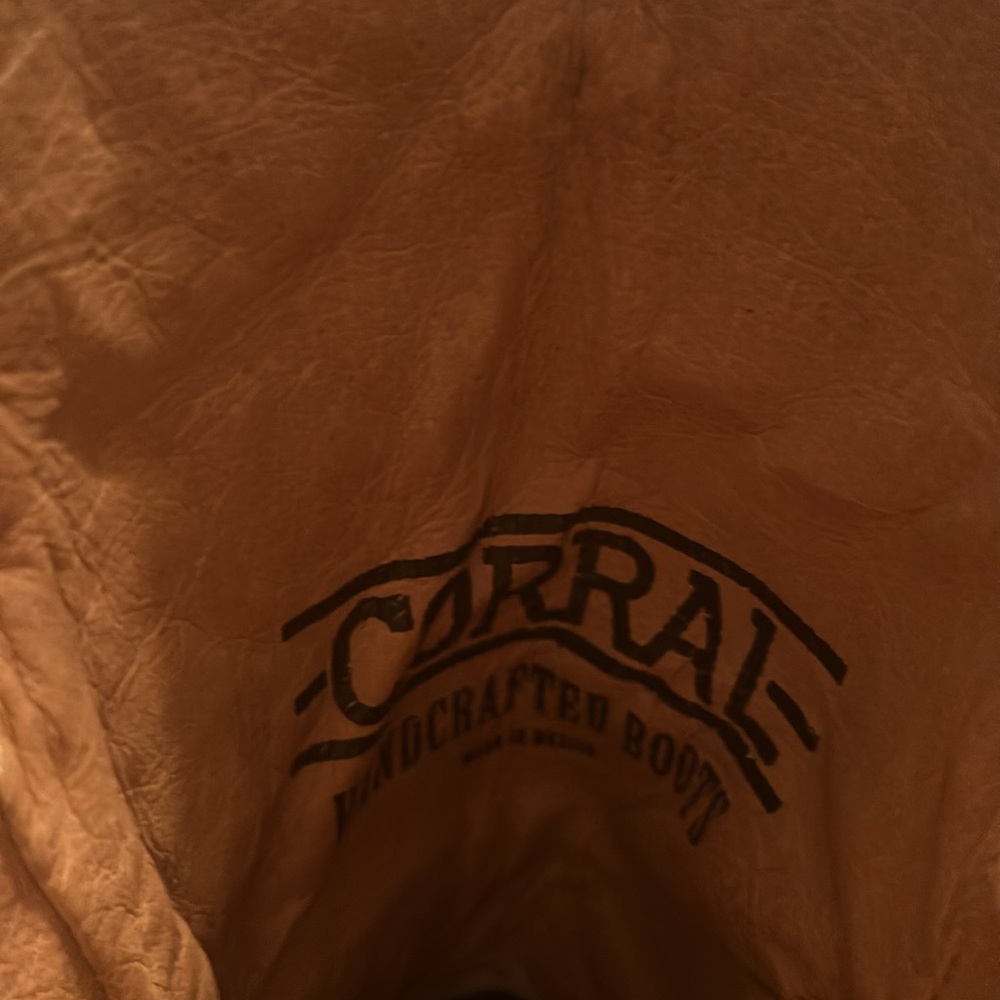 Dark Brown Corral leather cowboy boots 9.5 - Picture 5 of 8